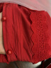 皮尔卡丹（pierre cardin）红色连衣裙女春2024年新款秋小个子减龄高端精致婚宴改良旗袍裙子 红色 XL_[建议110-120斤] 晒单实拍图