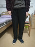 莲简中老年人男装秋冬加绒加厚外裤爸爸保暖棉裤外穿爷爷松紧高腰裤子 黑色 3XL(建议体重131-150斤） 实拍图