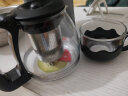 紫丁香 玻璃茶壶套装 耐热玻璃茶具整套泡茶壶杯子花茶壶茶杯具礼物套装 实拍图
