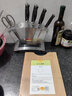 十八子作刀具套装复合钢菜刀V金满屋七件套刀S1016【送礼佳品精美礼盒装】 实拍图
