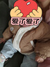 嘟嘟家儿童棉服外套宝宝连帽上衣冬装男童秋冬保暖棉袄女童童装 卡其 90 实拍图
