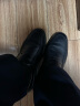 红蜻蜓男鞋 皮鞋男士爸爸鞋夏季商务正装鞋真牛皮套脚新品皮鞋子 黑色 40 实拍图