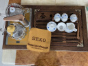 新功（SEKO）鸡翅木茶盘套装功夫茶具套装遥控上水茶盘自动上水烧水壶茶台 F64 配F99电热茶炉 +随机茶具 1件 实拍图