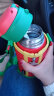 cuipo 儿童保温杯杯套 儿童吸管保温杯原装配件水杯盖吸管盖吸嘴吸管刷 吸管杯盖-红绿 实拍图