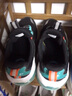 安踏儿童运动鞋男童新款大童6-16岁气垫缓震赤焰透气犟弹科技运动跑鞋 黑/荧光水绿5573-6 34 实拍图