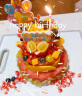 拾点渔儿童生日蜡烛创意搞怪惊喜派对布置道具蛋糕装饰气球发光音乐蜡烛 实拍图