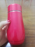 希诺保温杯子304不锈钢真空杯带盖便携时尚女士小巧可爱公主水杯 XN-9638粉色 300ml 实拍图