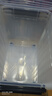 SPACEXPERT带轮塑料收纳箱特大号储物箱学生书箱儿童玩具整理搬家打包周转箱 透明 【实测盛水容积60L】三只装 实拍图