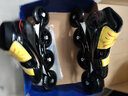 bart 速滑鞋竞速鞋儿童成人专业轮滑热塑碳纤大轮速度溜冰鞋旱冰鞋 黑色热塑高配（三轮四轮请备注） 41 实拍图