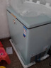美的（Midea）复古时光冰柜 202升-30℃锁鲜减霜节能家用囤货冰柜 电子控温单温母乳小冷柜 BD/BC-202KMT(E)  实拍图