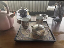 故宫敦煌文创鎏银茶具小套装家用轻奢高档茶壶茶杯送礼伴手礼礼盒 陈德生老师-敦煌鎏银套组 实拍图