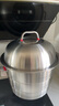 功达 不锈钢大蒸锅家用三层加厚大汤锅商用大容量大蒸屉馒头包子海鲜 家用蒸锅 6-8人 3层 40cm 实拍图