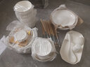 景航 碗碟套装景德镇陶瓷器餐具 家用吃饭碗筷盘碟子简约碗具乔迁礼品 方形68件天元堡配置 实拍图