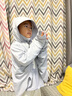 伯希和（Pelliot）儿童防晒衣服男女童夏季防紫外线冰丝透气风衣13121274海鸥灰120 实拍图