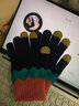 慕衣宾士韩版情侣毛线手套男冬季加厚加绒保暖手套女冬天五指触屏手套骑行学生可爱防寒手套 藏青色 均码（男女通用） 实拍图