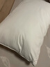 水星家纺  枕头枕芯颈椎枕 可水洗机洗五星级酒店枕头 升级纯棉抗菌枕 舒眠单枕【全棉丨高枕丨立高】 实拍图