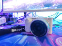 索尼（SONY）ZV-E10L Vlog微单相机 电池蓝牙手柄套装 APS-C画幅小巧便携 4K专业视频 白色 实拍图