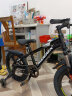凤凰（Phoenix）儿童自行车6-12岁学生车中大童山地车男女单车脚踏车18寸 武士黑 晒单实拍图