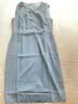 經典故事（JANE STORY）高端纯色修身无袖连衣裙女夏季2026年新款气质收腰西装内搭背心裙 M04灰蓝色 XL 实拍图
