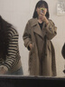 GARNUO卡其色风衣外套女中长款2025春秋新款韩系小个子高级感英伦风大衣 咖色 M 【111-130斤】 实拍图