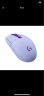 罗技（G）G304 LIGHTSPEED 无线鼠标 游戏电竞鼠标轻质便携 绝地求生英雄联盟吃鸡宏编程 【G304+鼠标垫】紫色 实拍图