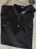 罗蒙（ROMON）短袖t恤男商务休闲弹力透气POLO领打底衫上衣服男装LM13黑色3XL 实拍图