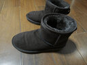 热风（Hotwind）加绒保暖雪地靴百搭女靴冬季简约百搭棉靴加绒短靴 15深棕 (预售11.17发货) 39 实拍图