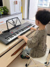 俏娃宝贝（QIAO WA BAO BEI） 儿童钢琴玩具女孩宝宝电子琴3-6周岁小孩生日礼物智能灯光初学61 实拍图