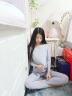 必行（bisual）莫代尔秋衣秋裤男无痕薄款保暖内衣男修身衬裤女士套装 SH080-镍灰-男款-V领 XL (适合120-140斤） 实拍图