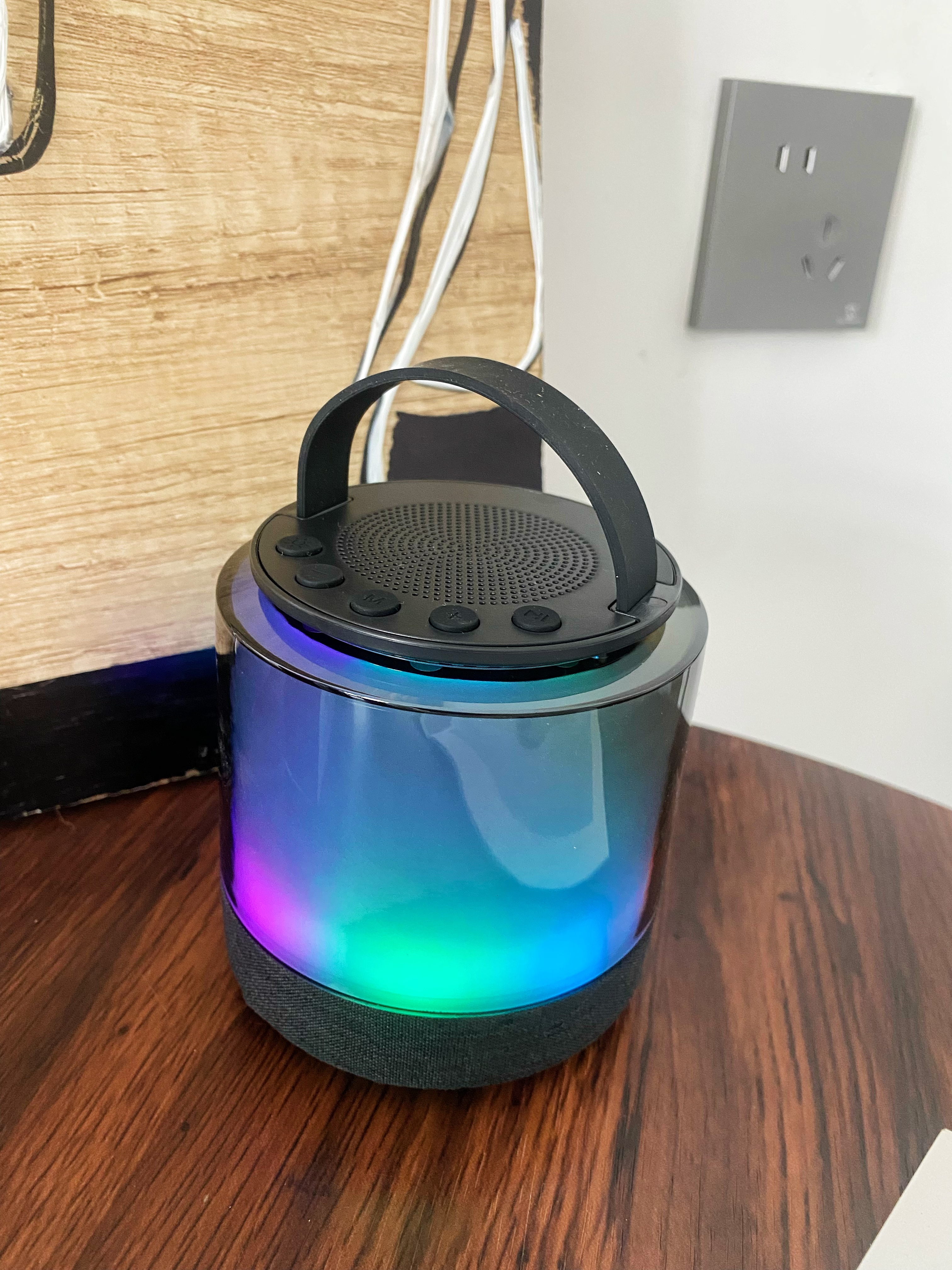 wortley柏林竞争之声蓝牙音箱家用无线k歌音响话筒麦克风户外唱歌小型家庭ktv小度智能 单麦版【油彩白】四核大音量【智能修音】小度语音点歌 实拍图