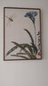 佑圣新中式客厅装饰画晶瓷画客厅简约三联画卧室沙发背景墙壁画兰花 齐白石-香远益清三联 50*70拉丝亮钛金【晶瓷画】 实拍图