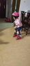 乐秀RX2T溜冰鞋儿童全套装专业轮滑鞋初学者男女滑冰旱冰直排轮平花鞋 玫红色原厂套装 S码（27-30适合3-6岁） 实拍图