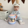 贝初众婴幼儿早教益智玩具0-1岁儿童手拍鼓音乐盒0-6个月宝宝生日礼物 旋转木马音乐鼓【充电款】 一岁男孩女孩实用抬头训练 实拍图