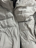 雪中飞男士羽绒服秋冬季御寒鹅绒羽绒衣宽松运动外套字母印花连帽面包服 实拍图