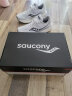 Saucony索康尼胜利20跑鞋男强缓震跑步鞋长距离夏季跑步运动鞋子Triumph  白黑11 42.5 实拍图