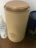 海燕之天 通用茶叶包装盒红茶绿茶半斤一斤铁盖纸罐密封罐圆筒茶叶罐子 金色大号单罐 约 250克 实拍图