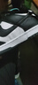 耐克（NIKE）Dunk Low GS男女新款低帮防滑轻便耐磨复古休闲运动板鞋 CW1590-100 【黑白熊猫dunk】 38.5 实拍图