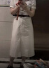 森马连衣裙女小方领开叉长裙夏法式优雅格调工装裙101324114048 实拍图