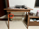 布匠 布匠家私 全实木书桌学生学习桌小户型书房家具电脑桌家用书架组合写字桌 普通版（胡桃色）+Z字椅 80cm*60cm*75cm单抽屉 实拍图