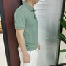 奈加图（NAIJIATU）2021新款夏季polo纯色短袖男翻领T恤潮流青年有领修身半袖体恤 两件实惠装【白色+浅绿】 L 100-120斤 实拍图