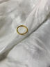 中国黄金（CHINA GOLD）樱花黄金戒指女足金古法素圈对戒婚戒七夕情人节礼物送女友老婆 15#樱花戒指约1.1g*甄选礼盒 实拍图