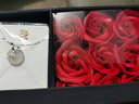 建禄有你竹够白玉髓平安扣银项链女士玉石吊坠首饰品女生日礼物送女友 玉髓竹节平安扣银项链-证书+礼盒 实拍图