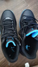 乔丹QIAODAN男鞋球鞋2025毒液皮面防水低帮篮球鞋缓震防滑运动鞋 黑色/天蓝 41 实拍图