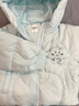 巴拉巴拉童装儿童羽绒服女童冬装女小童宝宝保暖云朵外套 冰蓝A81510-白鸭绒 100 cm 实拍图