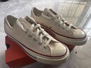 匡威（Converse）1970S男女ALLSTAR系列经典帆布休闲运动鞋162062C 米白 37.5码  实拍图