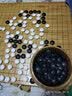 御圣围棋五子棋黑白棋套装配书籍初学者教学学生家用儿童小学生教学用 (围棋)双面棋子+楠竹罐+楠竹棋盘 实拍图