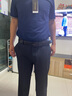 罗蒙【父亲节礼物】冰丝短袖t恤男夏季薄款男士透气polo翻领衫半袖 藏青+灰蓝 3XL (建议155-170斤) 实拍图