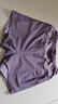 佑游运动短裤女假两件防走光瑜伽跑步外穿健身二件套J21086DY紫色 L 实拍图