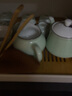 唯古潮汕功夫茶具套装家用小套青瓷茶盘茶壶盖碗茶杯陶瓷茶船办公茶海 茶壶密胺茶盘10件套（普通包装） 实拍图