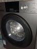 松下（Panasonic）滚筒洗衣机全自动8公斤 99.99%高效除菌 变频强劲节能感应 泡沫快净洁衣科技  XQG80-ESN81 实拍图